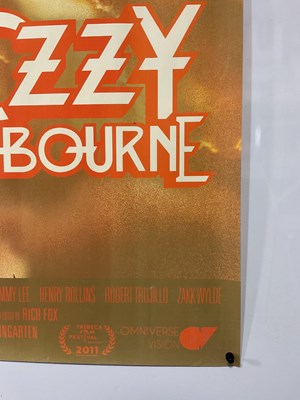 Lot 35 - GOD BLESS OZZY OSBOURNE (2011) UK quad film...