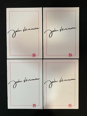 Lot 13 - JOHN LENNON - 4 brochures from the John Lennon...