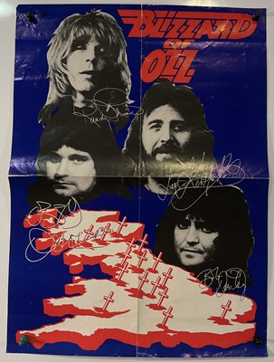 Lot 34 - BLIZZARD OF OZ (1980) Tour brochure poster for...