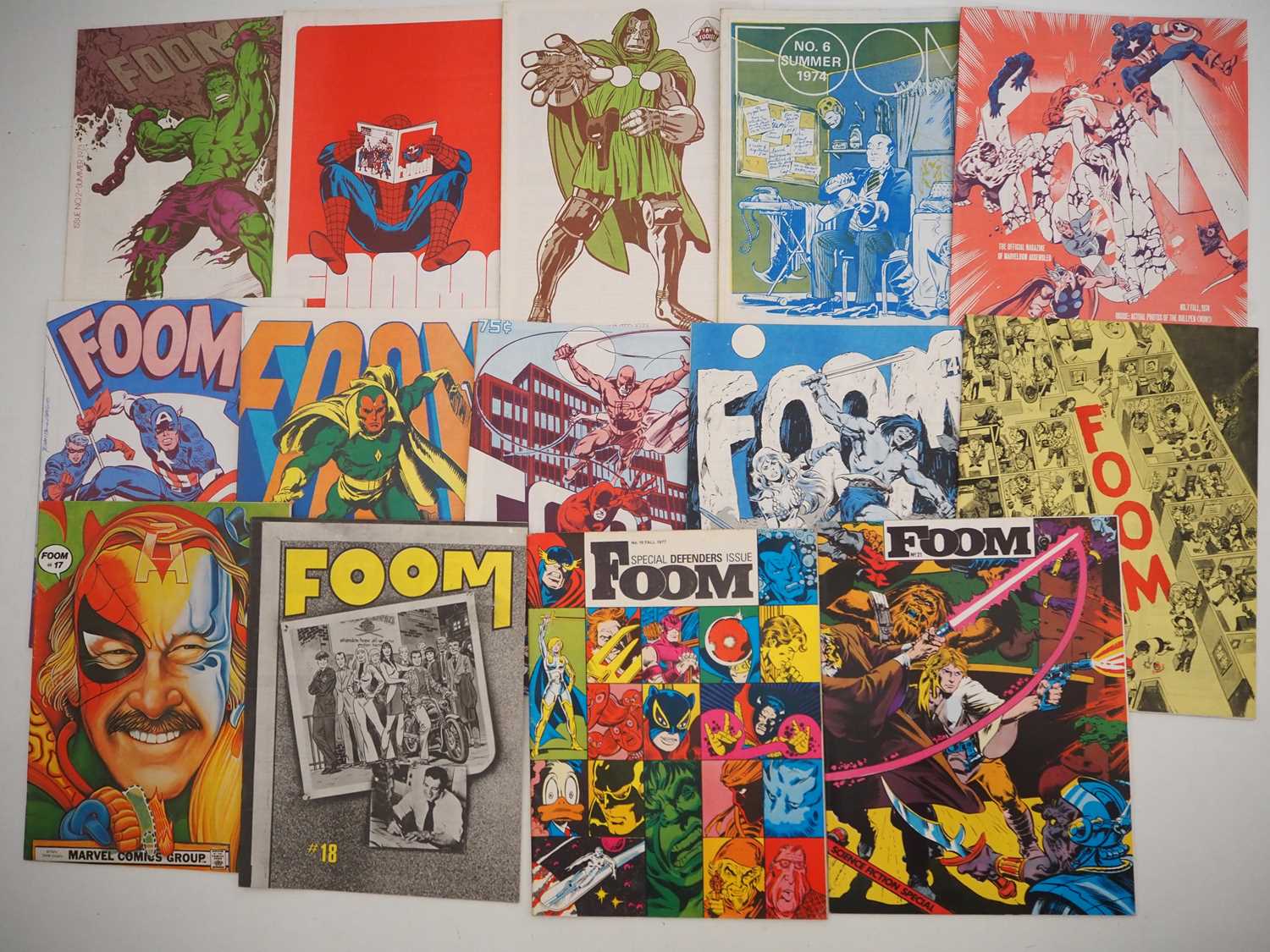 Lot 2 - FOOM MAGAZINE #2-4, 6-8, 12-14, 16-19, 21 (14...