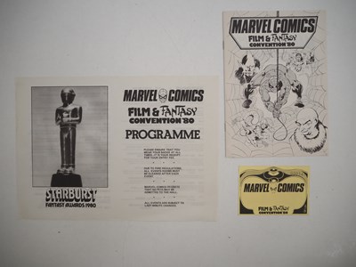 Lot 61 - MARVEL COMICS FILM AND FANTASY CONVENTION '80:...