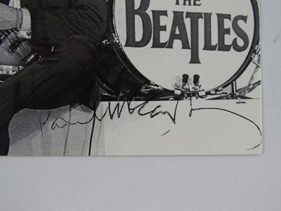 Lot 137 - A signed black/white postcard of PAUL...