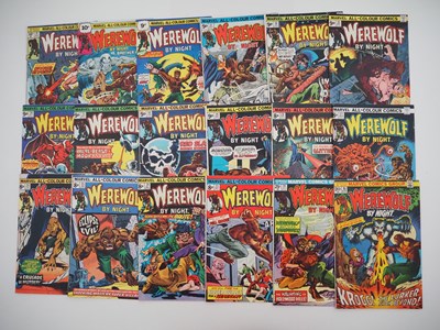 Lot 207 - WEREWOLF BY NIGHT #8, 19, 23-30, 33-39, 41 (18...
