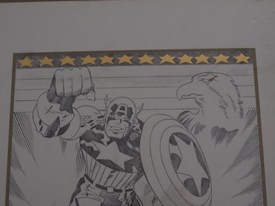 Lot 246 - CAPTAIN AMERICA FIFTIETH BIRTHDAY...