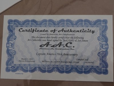 Lot 246 - CAPTAIN AMERICA FIFTIETH BIRTHDAY...