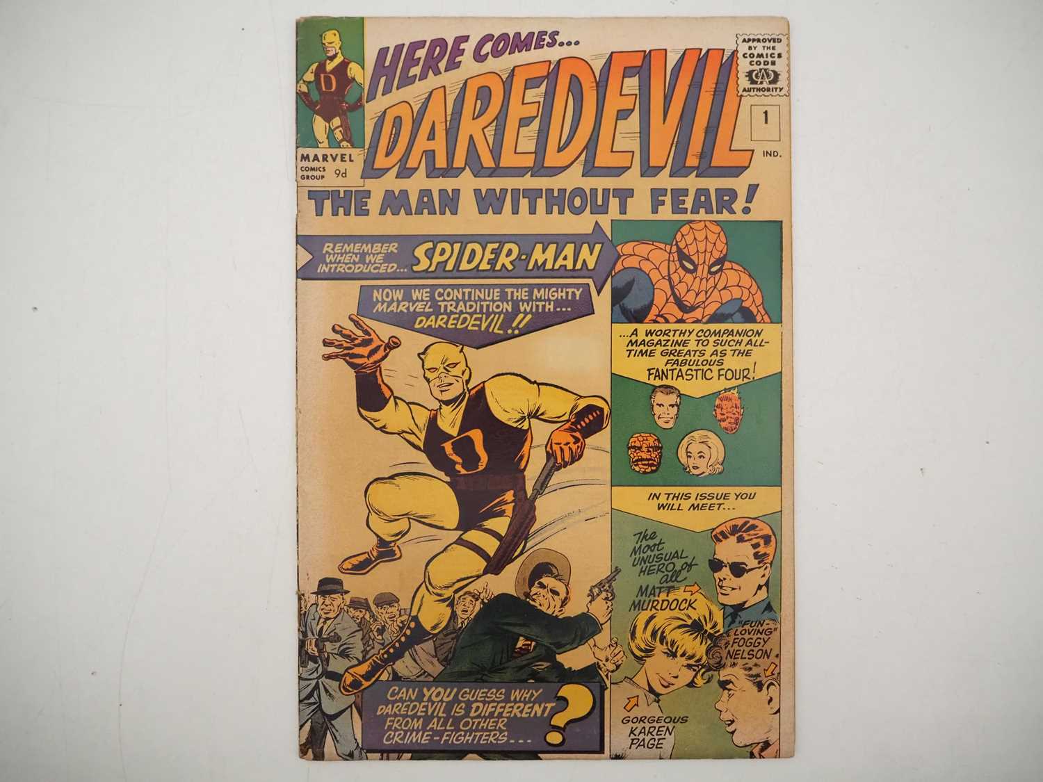 Lot 460 - DAREDEVIL #1 - (1964 - MARVEL - UK Price...