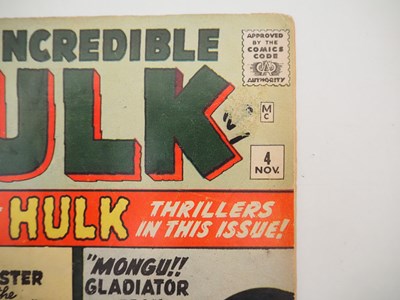 Lot 467 - INCREDIBLE HULK #4 (1962 - MARVEL) - Origin...