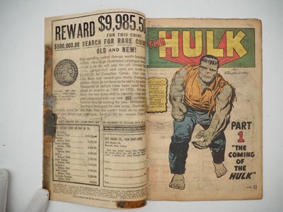 Lot 469 - INCREDIBLE HULK #1 (1962 - MARVEL - UK Price...