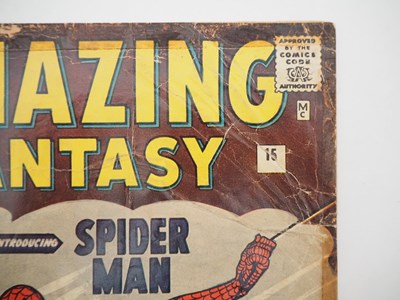 Lot 471 - AMAZING FANTASY #15 (1962 - MARVEL - UK Price...