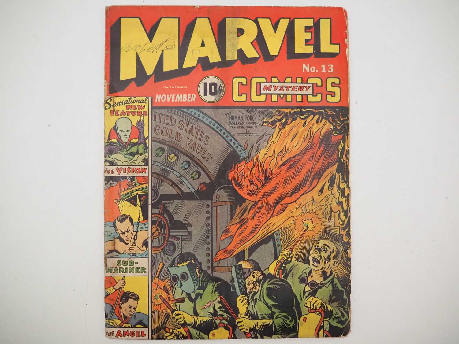 Lot 476 - MARVEL MYSTERY COMICS #13 (1940 - TIMELY) -...