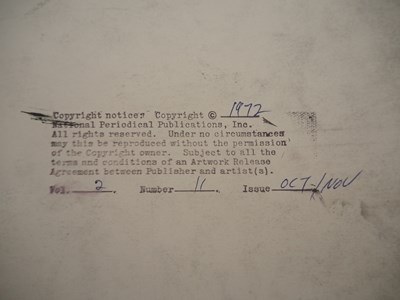 Lot 478 - JACK KIRBY FOREVER PEOPLE ORIGINAL ART -...