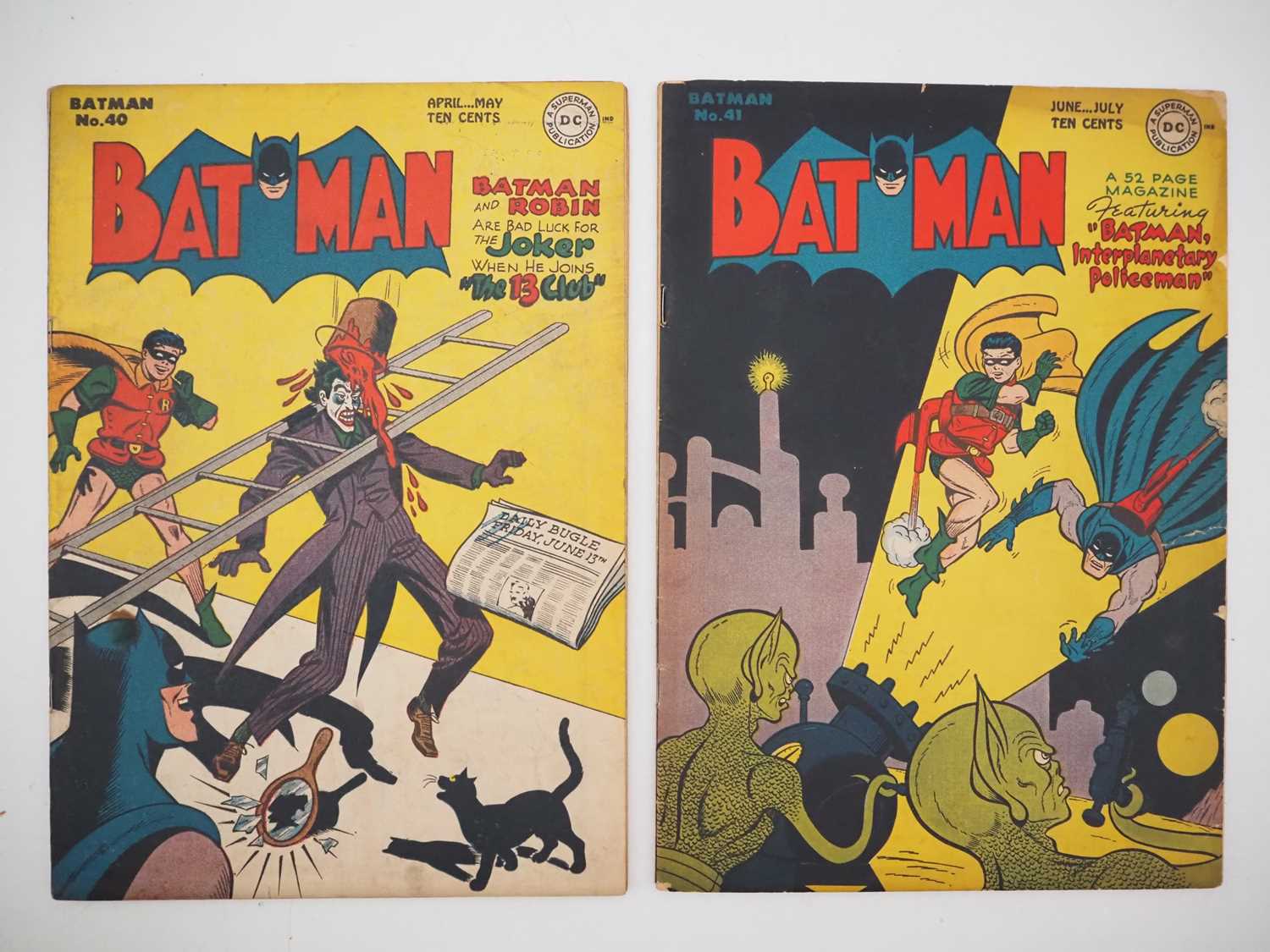 Lot 482 - BATMAN #40 & 41 (2 in Lot) - (1947 - DC) -...