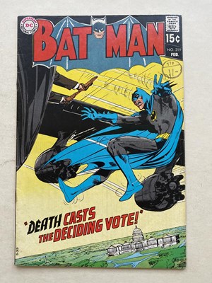 Lot 400 - BATMAN # 219 - (1970 - DC - Cents with Pence...