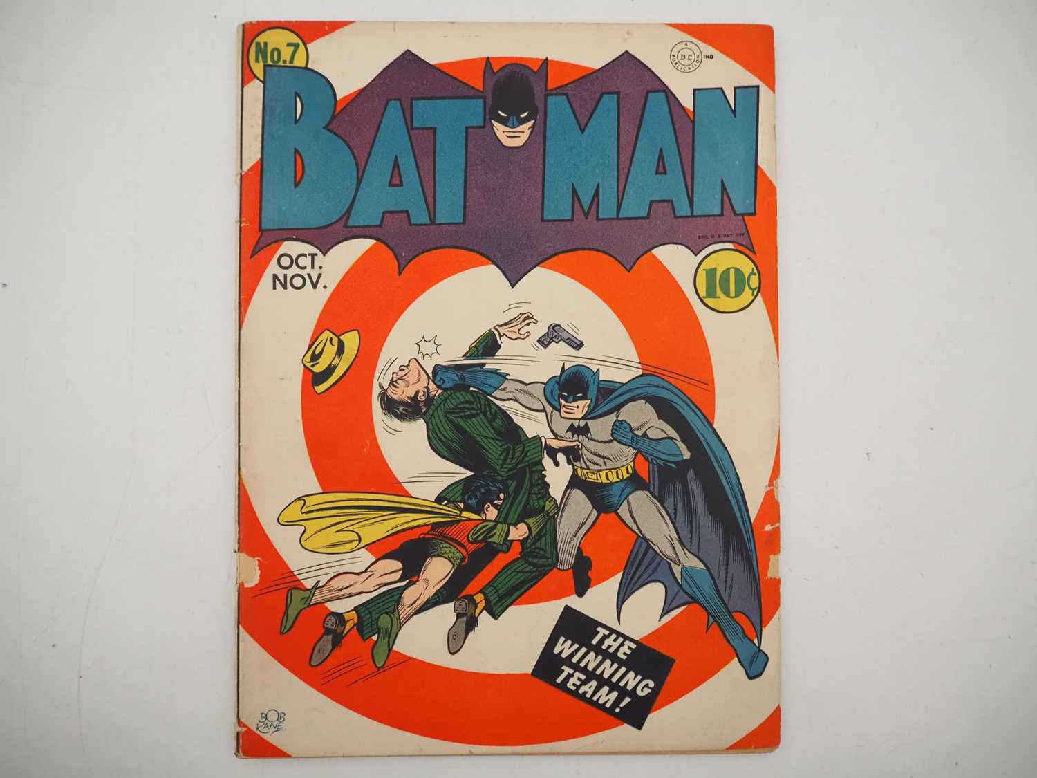 Lot 488 - BATMAN #7 (1941 - DC) - 'Wanted: Practical...