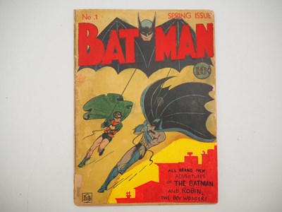 Lot 490 - BATMAN #1 (1940 - DC) - Featuring the first...