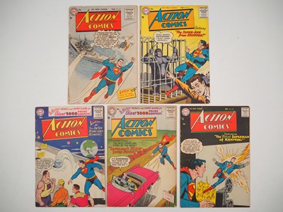 Lot 368 - ACTION COMICS #214, 218, 220, 221, 223 (5 in...