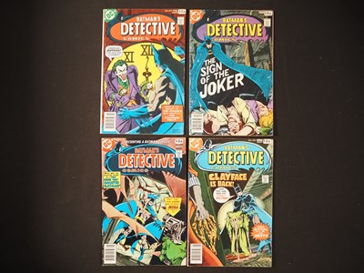 Lot 383 - DETECTIVE COMICS #475, 476, 477, 478 (4 in...