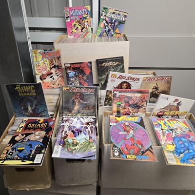 Lot 447 - LARGE COMIC LUCKY DIP JOB LOT (13 shortboxes &...