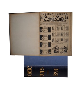 Lot 40 - COMIC CUTS #53 to 78 BOUND VOLUME (May 16 -...