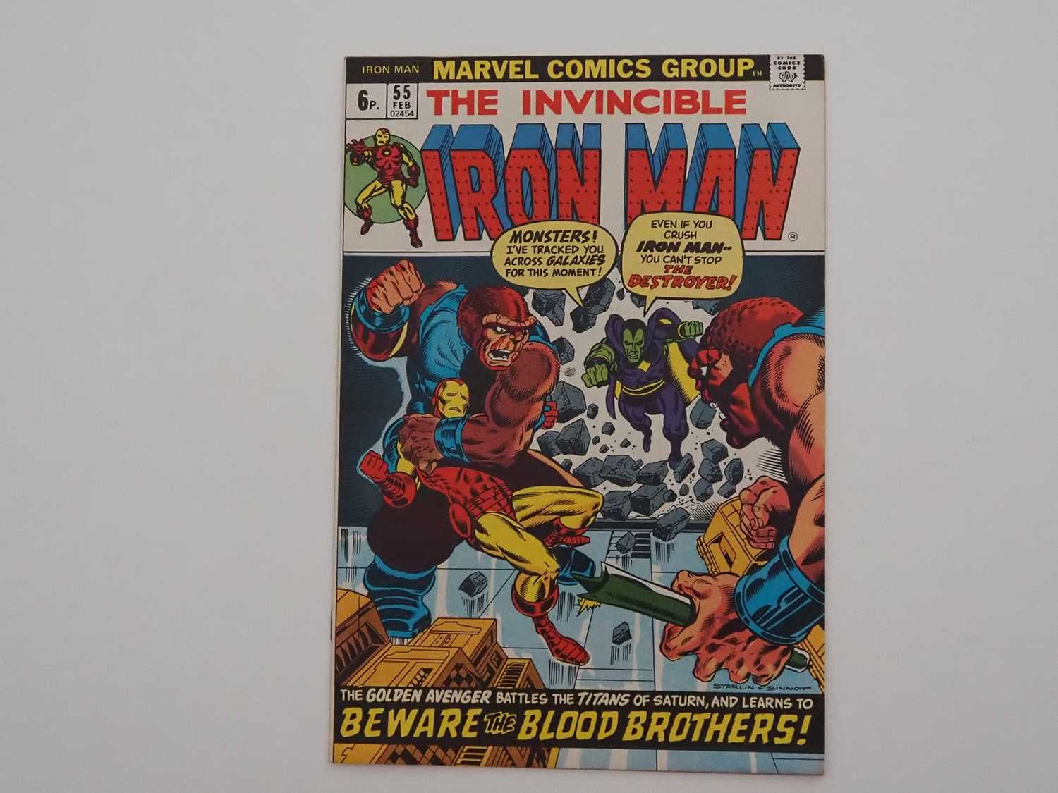 Lot 225 - IRON MAN #55 - (1973 - MARVEL - UK Price...