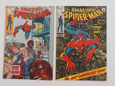 Lot 240 - AMAZING SPIDER-MAN #99 & 100 (2 in Lot) -...