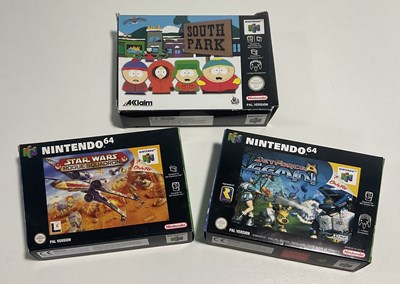 Lot 519 - A group of 3 NINTENDO 64 video games...