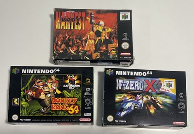 Lot 520 - A group of 3 NINTENDO 64 video games...