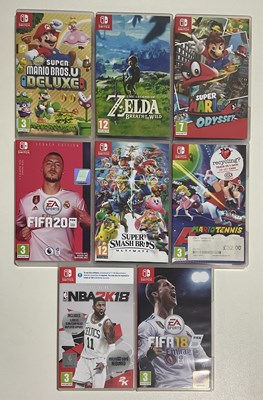 Lot 530 - A group of boxed NINTENDO SWITCH video games...