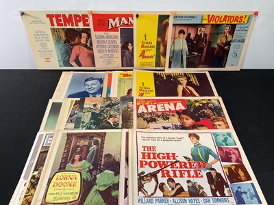 Lot 158 - LOBBY CARDS - c.250 vintage US lobby cards to...