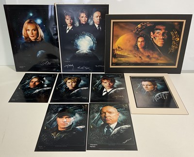 Lot 418 - A selection of STARGATE PRINTS BY SIMON THORPE...