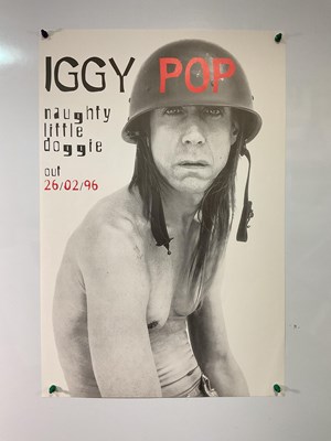 Lot 22 - IGGY POP - A promotional poster for 'Naughty...