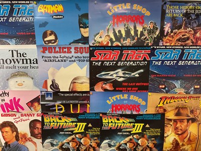 Lot 125 - A large group of video release film posters...