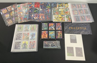 Lot 443 - A quantity of trading cards including MARVEL...