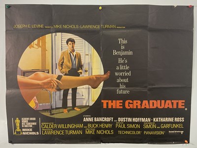 Lot 348 - THE GRADUATE (1968) UK quad film poster for...