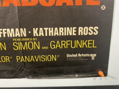 Lot 348 - THE GRADUATE (1968) UK quad film poster for...