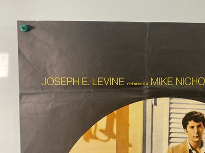 Lot 348 - THE GRADUATE (1968) UK quad film poster for...