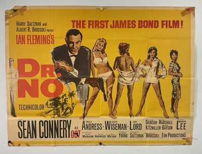 Lot 413 - DR NO (1962) UK Quad film poster for the...