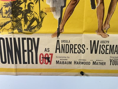 Lot 413 - DR NO (1962) UK Quad film poster for the...