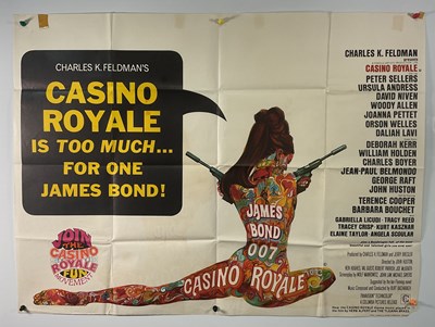 Lot 400 - CASINO ROYALE (1967) UK quad film poster for...