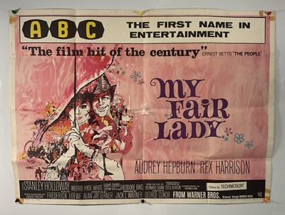 Lot 53 - MY FAIR LADY (1964) UK quad film poster, ABC...