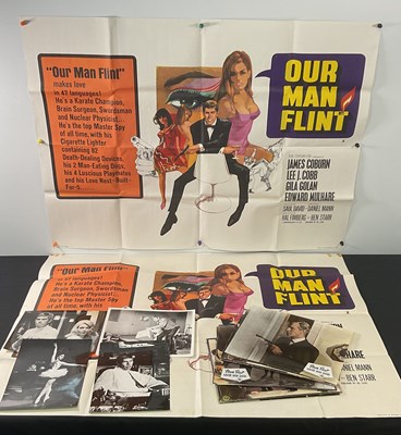 Lot 171 - OUR MAN FLINT (1966) Two copies of the UK quad...