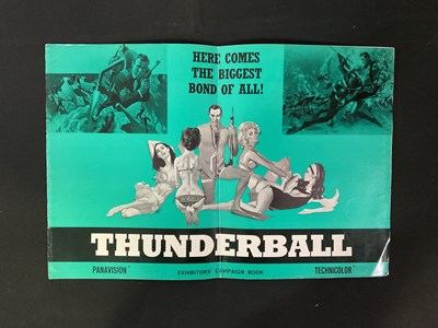 Lot 407 - THUNDERBALL (1965) UK Exhibitors' campaign...