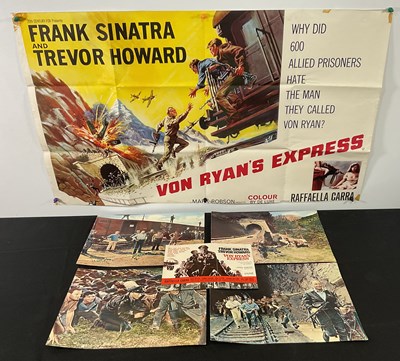 Lot 310 - VON RYANS EXPRESS (1965) UK quad trimmed, (now...