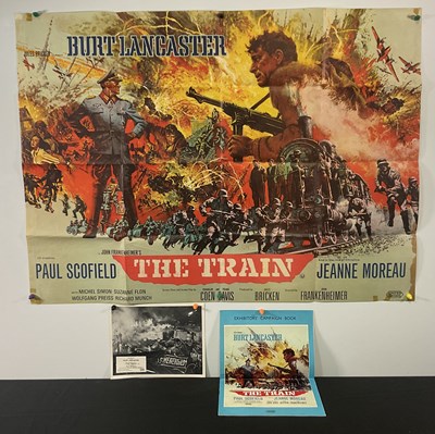 Lot 326 - THE TRAIN (1964) UK quad film poster with the...