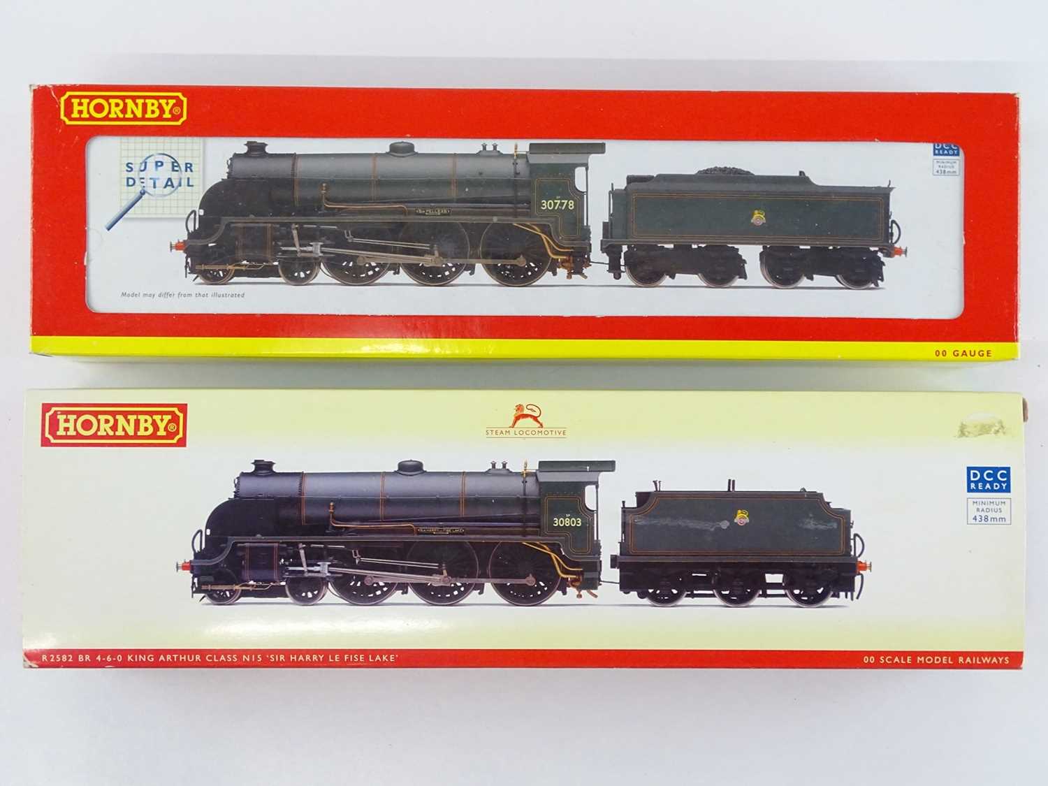 Lot 313 - A pair of HORNBY Class N15 steam locomotives...