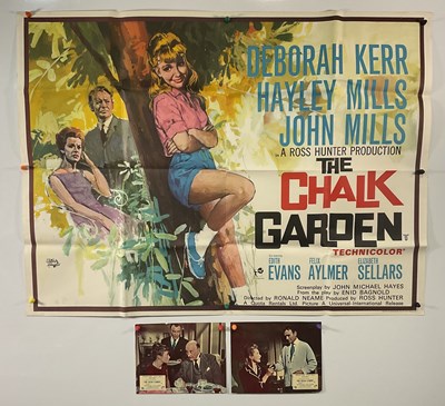 Lot 62 - THE CHALK GARDEN (1964) UK quad film poster...