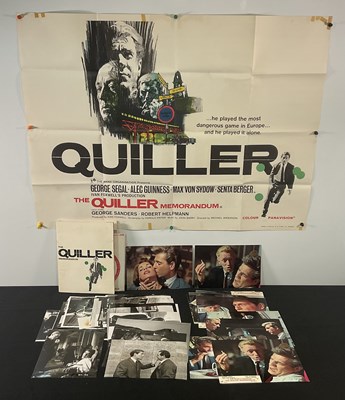 Lot 156 - THE QUILLER MEMORANDUM (1966) UK quad film...