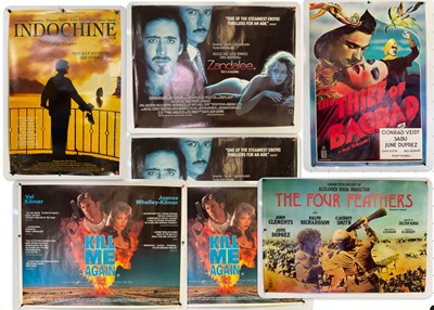 Lot 90 - A small mixed group of film posters comprising...