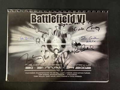 Lot 572 - A BATTLEFIELD VI convention programme signed...