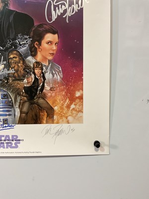 Lot 577 - STAR WARS: A HEROES ALLIANCE artist proof...